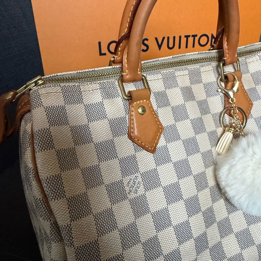 ✨Louis Vuitton Speedy 30 Azur Damier - Picture 10 of 13